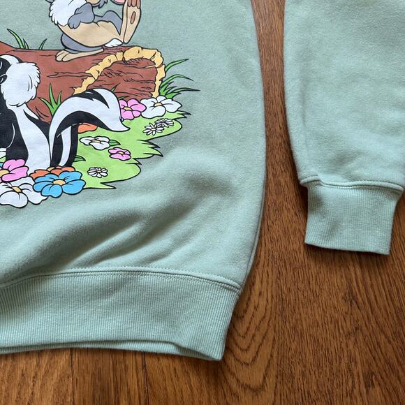 Disney Mint Green Bambi Soft Oversized Sweatshirt - Picture 2 of 5